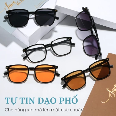 Mắt kính râm UV400 phong cách Hàn Quốc ABICA 266 giá rẻ chỉ 16.000₫