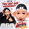 Mặt Nạ Cao Su Lợn Trư Bát Giới COS Halloween Kinh Dị Mũ Trùm Đầu Trang Phục 179,100đ