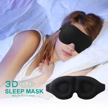 Mặt Nạ Che Mắt Ngủ 3D Tạo Khối Khuôn Mặt Lõm - Dưỡng Da, Giá 87.480₫