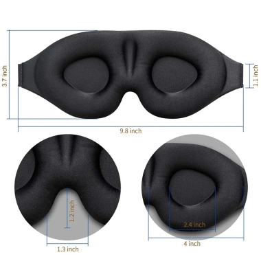 Mặt Nạ Che Mắt Ngủ 3D Tạo Khối Khuôn Mặt Lõm - Dưỡng Da, Giá 87.480₫