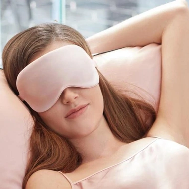 Mặt Nạ Che Mắt Ngủ Lụa Đàn Hồi Thanh Lịch, Chỉnh Được, Giá Ưu Đãi 38.016₫