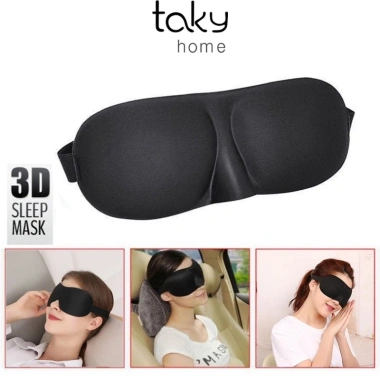 Mặt Nạ Che Mắt TakyHome 3D Ngủ Văn Phòng - Thoáng Khí, Mềm Mại, Phù Hợp Xe Ô Tô, Máy Bay - 29.000đ