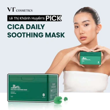 Mặt Nạ CICA Daily Soothing 30 miếng - Dưỡng Da Hằng Ngày, Giá 400.400 VNĐ | VT Cosmetics Mặt Nạ CICA Daily Soothing 30 miếng - Dưỡng Da Hằng Ngày, Giá 400.400 VNĐ | VT Cosmetics