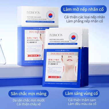 Mặt nạ cổ chống nhăn, săn chắc da, giảm nếp nhăn, dưỡng ẩm, làm sáng da - Giá ưu đãi 128.000 VND 3 Mặt nạ cổ chống nhăn, săn chắc da, giảm nếp nhăn, dưỡng ẩm, làm sáng da - Giá ưu đãi 128.000 VND 3