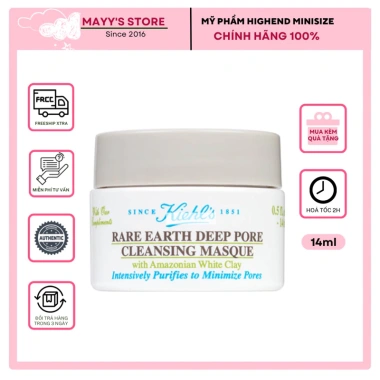Mặt Nạ Đất Sét Kiehl s 14ml Thanh Lọc Da Giảm Mụn Se Lỗ Chân Lông Giá 30.000₫ Mặt Nạ Đất Sét Kiehl s 14ml Thanh Lọc Da Giảm Mụn Se Lỗ Chân Lông Giá 30.000₫