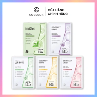 Mặt Nạ Giấy Colorkey Luminous 25ml Dưỡng Ẩm, Làm Dịu Da, Dưỡng Sáng – 1 Miếng Lẻ 9.077₫