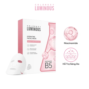Mặt Nạ Giấy COLORKEY LUMINOUS Vitamin B5 B3 Trà Xanh PDRN - Dưỡng ẩm, Sáng da, Giảm dầu mụn 10 miếng 151,000₫ 9 Mặt Nạ Giấy COLORKEY LUMINOUS Vitamin B5 B3 Trà Xanh PDRN - Dưỡng ẩm, Sáng da, Giảm dầu mụn 10 miếng 151,000₫ 9