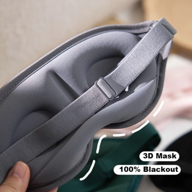 Mặt nạ mắt 3D KIPRUN ngủ bằng bọt trí nhớ, chặn ánh sáng 100%, không áp lực, thân thiện da - chỉ 93.960đ 7