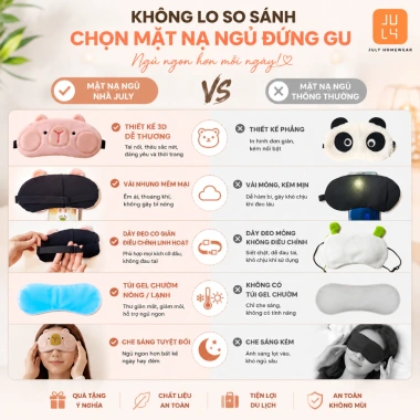 Mặt nạ mắt Capybara thoáng khí kèm gel massage giảm mỏi mắt, chống chói, bảo vệ mắt 6