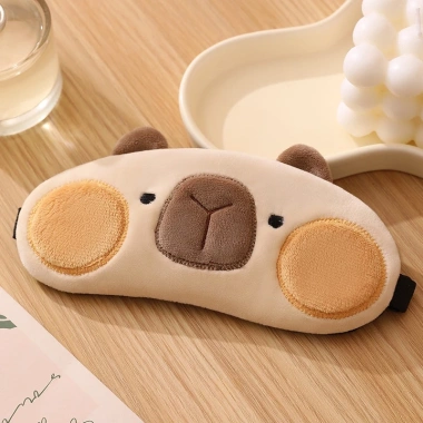 Mặt nạ mắt Capybara thoáng khí kèm gel massage giảm mỏi mắt, chống chói, bảo vệ mắt 10