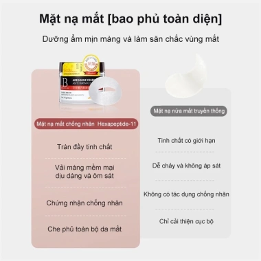 Mặt Nạ Mắt Chống Nếp Nhăn, Chống Thâm, Loại Bọng Mắt - 80 miếng Giữ Ẩm, Giá 118.000₫