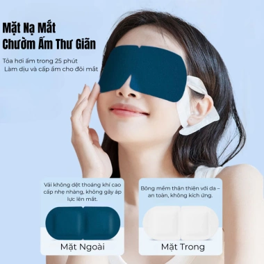 Mặt Nạ Mắt Chườm Ấm SOFTURE - Thư Giãn, Giảm Mệt Mỏi, Hỗ Trợ Ngủ Ngon, Giá 15.000đ