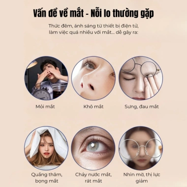 Mặt Nạ Mắt Chườm Ấm SOFTURE - Thư Giãn, Giảm Mệt Mỏi, Hỗ Trợ Ngủ Ngon, Giá 15.000đ