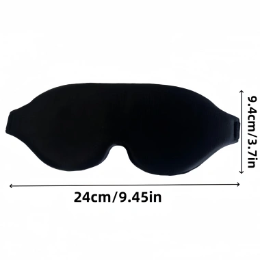 Mặt nạ mắt đen ngủ 3D chặn ánh sáng, mềm thoải mái, du lịch, cắm trại, giá 52.920đ 3