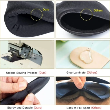 Mặt nạ mắt đen ngủ 3D chặn ánh sáng, mềm thoải mái, du lịch, cắm trại, giá 52.920đ 6