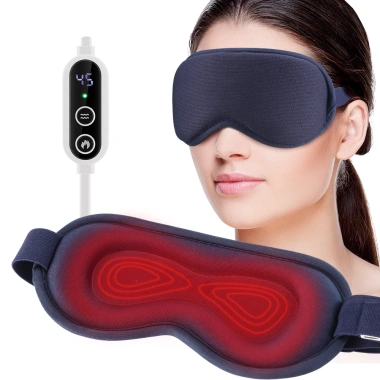Mặt Nạ Mắt Điện 3D Điều Chỉnh Nhiệt - Máy Massage Thông Minh Giảm Mệt Mỏi, Quầng Thâm, Bịt Mắt Ngủ