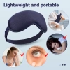 Mặt Nạ Mắt Điện 3D Điều Chỉnh Nhiệt - Máy Massage Thông Minh Giảm Mệt Mỏi, Quầng Thâm, Bịt Mắt Ngủ 6