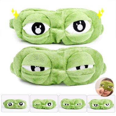 Mặt nạ mắt ếch 3D Sad - mềm mại, thoải mái ngủ, phù hợp du lịch, chỉ 63.971₫