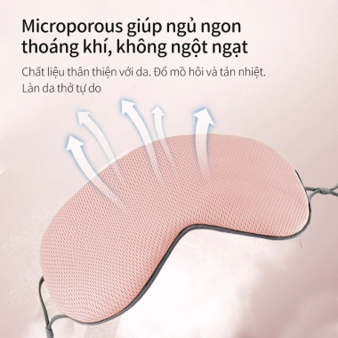Mặt Nạ Mắt Giấc Ngủ Hai Mặt Ấm Mát, Vải Thoáng Khí - Chỉ 44.000 VND 6 Mặt Nạ Mắt Giấc Ngủ Hai Mặt Ấm Mát, Vải Thoáng Khí - Chỉ 44.000 VND 6