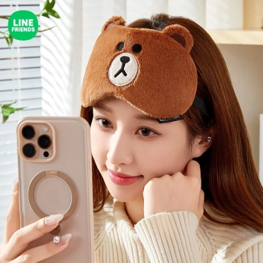 Mặt nạ mắt Line Friends Hoạt Hình mùa đông ngủ trưa sâu, chỉ 88.976đ