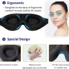 Mặt nạ mắt ngủ 3D chặn ánh sáng, thoải mái du lịch, ngủ văn phòng và công tác 2