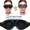 Mặt nạ mắt ngủ 3D chặn ánh sáng, thoải mái du lịch, ngủ văn phòng và công tác 4