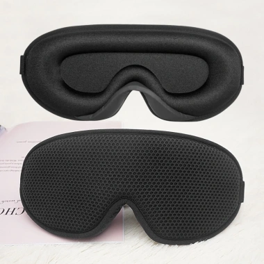 Mặt nạ mắt ngủ 3D KIPRUN nam giới chặn ánh sáng mềm mại thoải mái giảm giá 18%