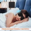 Mặt nạ mắt ngủ 3D mềm cho nam nữ - Bịt mắt gấu Pink thoải mái, nâng cấp đường viền 3