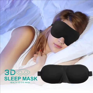 Mặt nạ mắt ngủ 3D Rest Aid Padded - Che sáng, mát xa thư giãn, tiện du lịch, giá chỉ 40.716₫