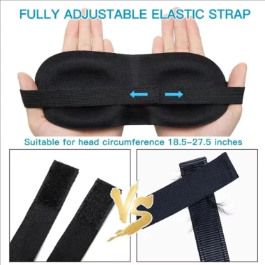 Mặt nạ mắt ngủ 3D Rest Aid Padded - Che sáng, mát xa thư giãn, tiện du lịch, giá chỉ 40.716₫