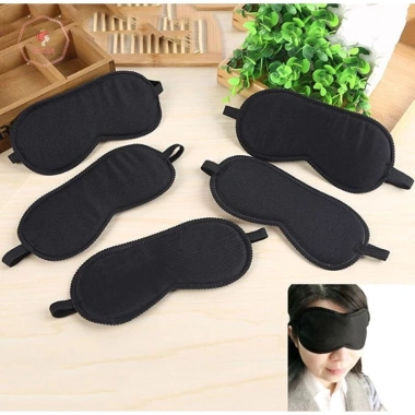 Mặt nạ mắt ngủ đen AACAR - Tấm che nắng du lịch, hỗ trợ thư giãn giấc ngủ, rèm mắt