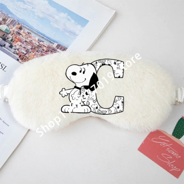 Mặt Nạ Mắt Snoopy Tùy Chỉnh A Z In Hình Cá Tính – Chặn Ánh Sáng, Thư Giãn 48.600 VND