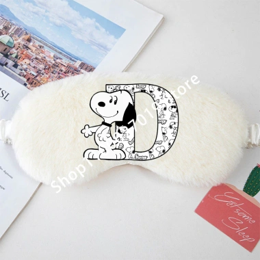 Mặt Nạ Mắt Snoopy Tùy Chỉnh A Z In Hình Cá Tính – Chặn Ánh Sáng, Thư Giãn 48.600 VND