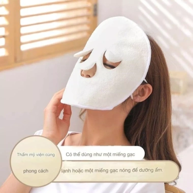 Mặt nạ nén nóng lạnh TDHome HH489 - Dưỡng ẩm sâu, chăm sóc da tại nhà, chườm thư giãn chỉ 29.000₫