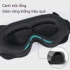 Mặt Nạ Ngủ 3D Dễ Thương Chặn Ánh Sáng, Mềm Mại, Thoáng Khí - Phù Hợp Du Lịch & Văn Phòng 3