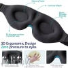 Mặt nạ ngủ 3D vỏ mắt khóa nhẹ, điều chỉnh linh hoạt cho du lịch ngủ - Giá ưu đãi 43.092₫ 2