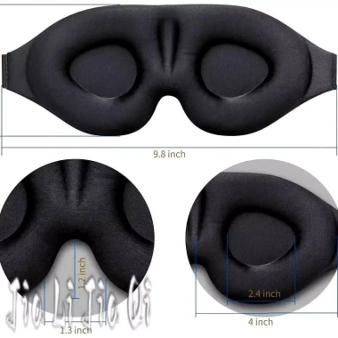 Mặt nạ ngủ 3D vỏ mắt khóa nhẹ, điều chỉnh linh hoạt cho du lịch ngủ - Giá ưu đãi 43.092₫