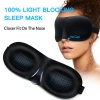 Mặt nạ ngủ che mắt 3D bọt biển mềm - Chặn ánh sáng, thoải mái du lịch, chỉ 33.469₫ 2