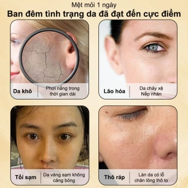 Mặt nạ ngủ collagen 4ml*20pcs - Dưỡng ẩm, căng da, mịn da, cải thiện xỉn màu, 119k