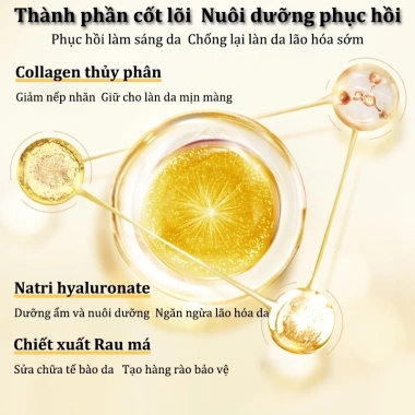 Mặt nạ ngủ collagen 4ml*20pcs - Dưỡng ẩm, căng da, mịn da, cải thiện xỉn màu, 119k 7 Mặt nạ ngủ collagen 4ml*20pcs - Dưỡng ẩm, căng da, mịn da, cải thiện xỉn màu, 119k 7