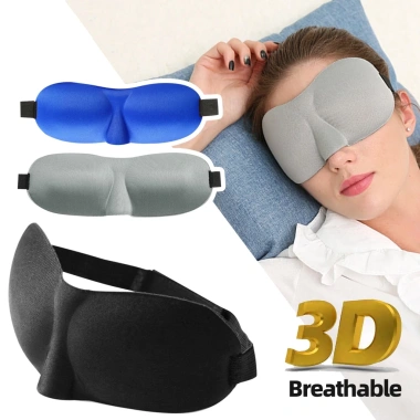 Mặt nạ ngủ FONKEN 3D mềm mại, tự nhiên, nhỏ gọn, tiện dụng - Cao cấp du lịch 3 Mặt nạ ngủ FONKEN 3D mềm mại, tự nhiên, nhỏ gọn, tiện dụng - Cao cấp du lịch 3