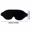 Mặt nạ ngủ mắt Black Sleep 3D ôm sát, chặn sáng, mềm mại thoải mái cho du lịch, nghỉ trưa 6