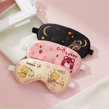 Mặt Nạ Ngủ Sanrio Hello Kitty và Cinnamoroll - Eyeshade Lụa Giả Relax, Ngủ Khỏe Mạnh, Giá 26.136 VND
