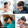 Mặt nạ ngủ thoáng khí SNBS 3D Eye Mak - Chặn ánh sáng, dây đeo điều chỉnh, phù hợp ngủ bên hông, du lịch, công việc ban đêm, ngủ trưa - 222.208₫ 7