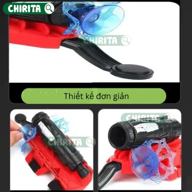 Mặt Nạ Người Nhện, Găng Tay Bắn Tơ Spiderman - Bộ Đồ Chơi Bé Trai Chirita 49k