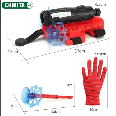 Mặt Nạ Người Nhện, Găng Tay Bắn Tơ Spiderman - Bộ Đồ Chơi Bé Trai Chirita 49k