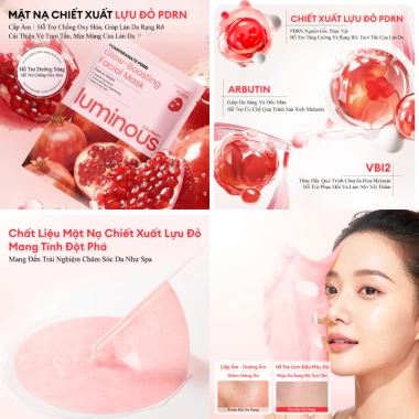 Mặt Nạ PDRN Colorkey Luminous Thuần Chay 25ml Dưỡng ẩm Căng Bóng Chống Lão Hóa 10 miếng 4 Mặt Nạ PDRN Colorkey Luminous Thuần Chay 25ml Dưỡng ẩm Căng Bóng Chống Lão Hóa 10 miếng 4