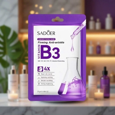 Mặt Nạ SADOER Dưỡng Ẩm Sáng Da, Cấp Nước B5 B3 Q10 - Phục Hồi Da, Giá 5.000 VND 4