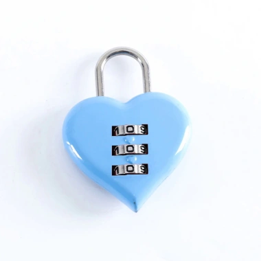 Mặt Số Mini Mã Mật Khẩu Ổ Khóa Trái Tim - Khóa Kim Loại An Toàn Vali Du Lịch Bền Đẹp