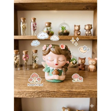 Mẫu Hot 2.026 Chậu Cây Cô Thiên Thần Mini - Hoa Baby Trang Trí Phòng, Quà Tặng Khai Trương và Sinh Nhật, Giá 45.000đ